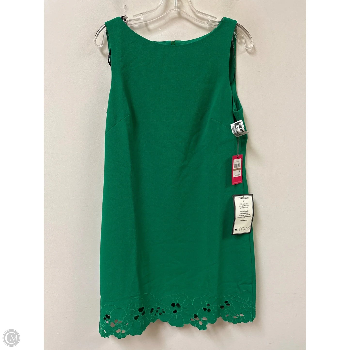 Dress Casual Midi By Vince Camuto In Green, Size: L