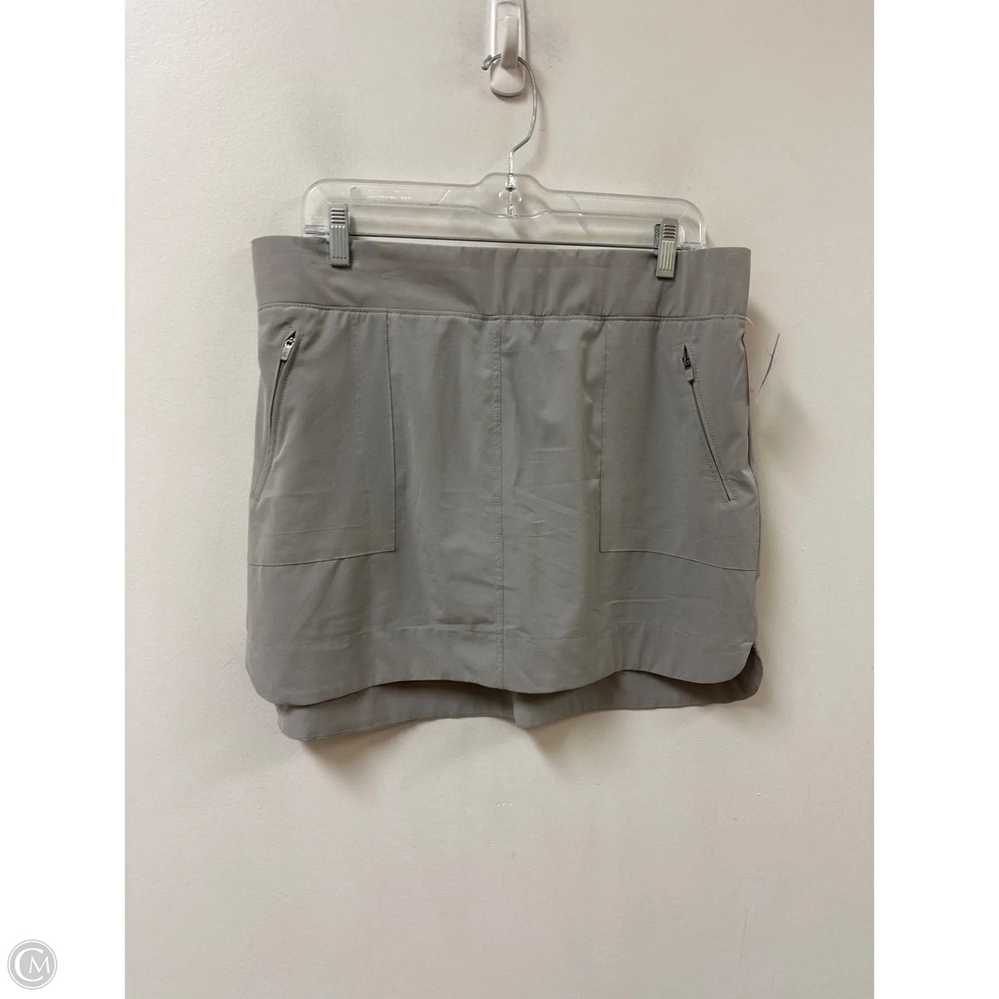 Athletic Skort By Kyodan In Grey, Size: L