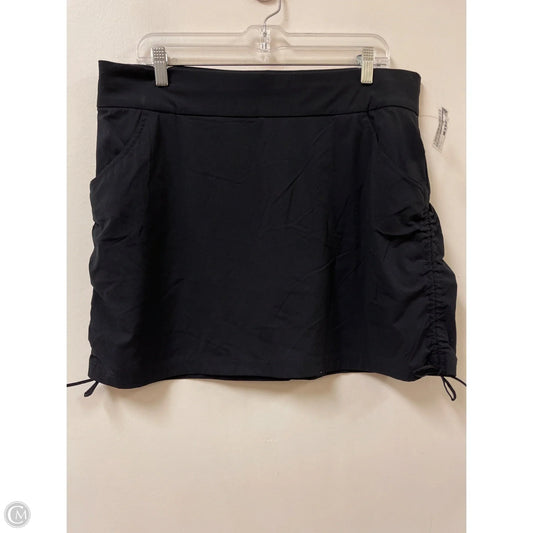 Athletic Skort By Columbia In Black, Size: Xl