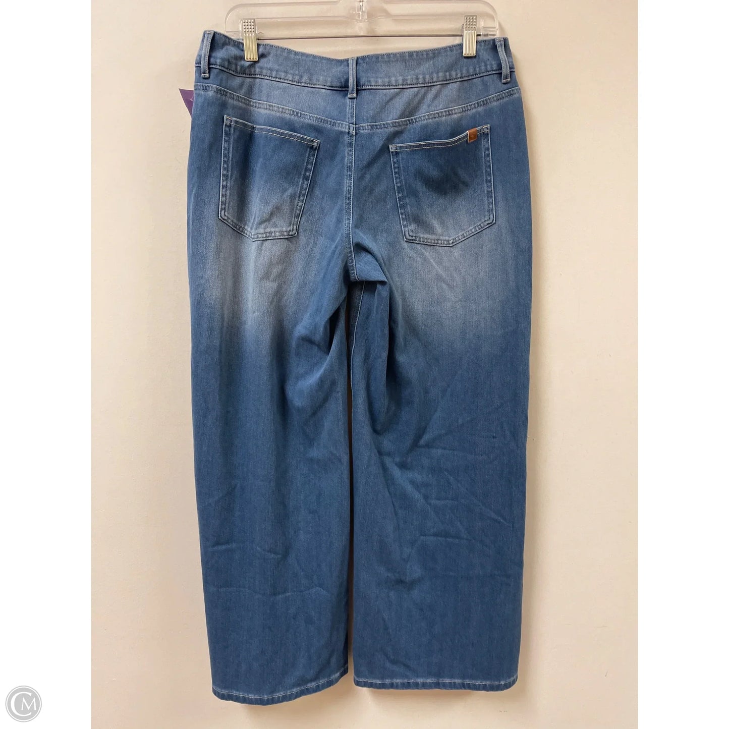 Jeans Wide Leg By Halara In Blue Denim, Size: 10