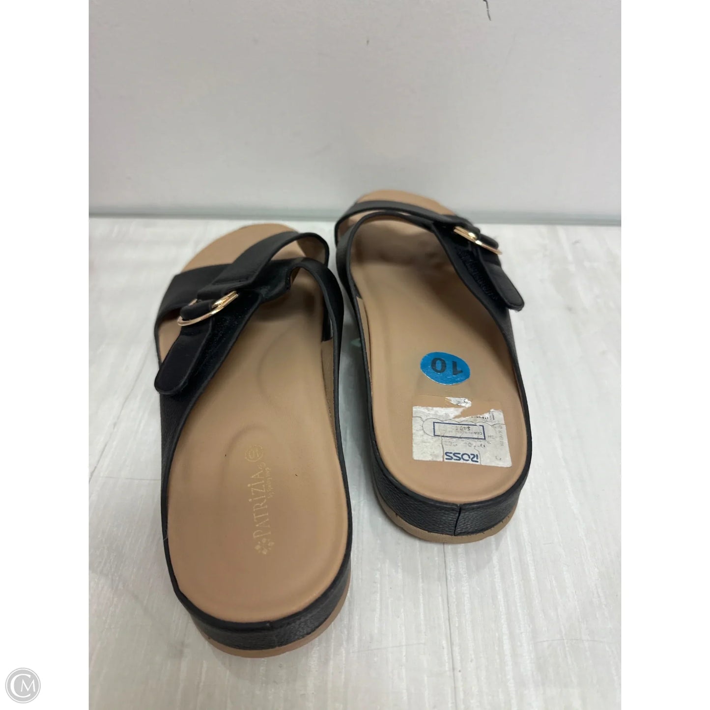 Sandals Flats By Spring Step In Black, Size: 10