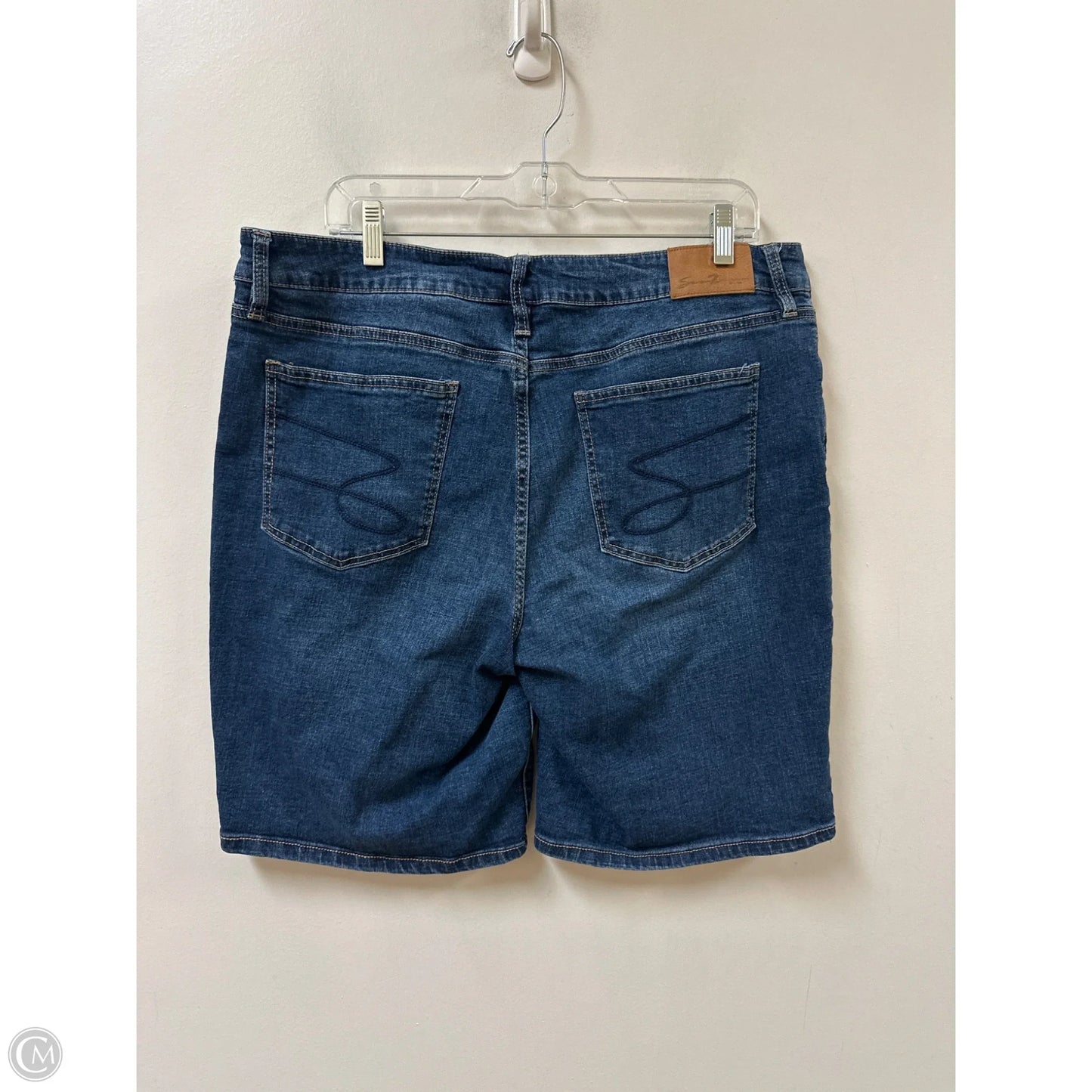 Shorts By Seven 7 In Blue Denim, Size: 16