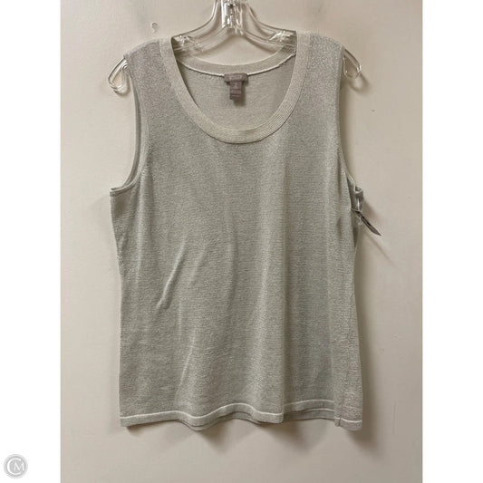Tank Top By Chicos In Silver, Size: L
