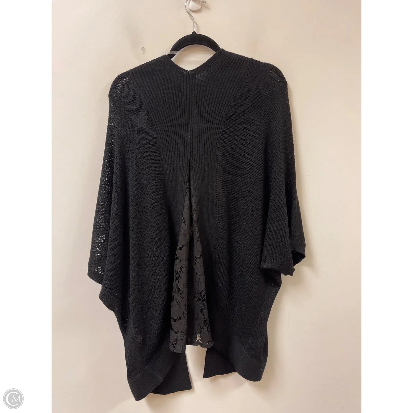 Sweater Cardigan By Chicos In Black, Size: L