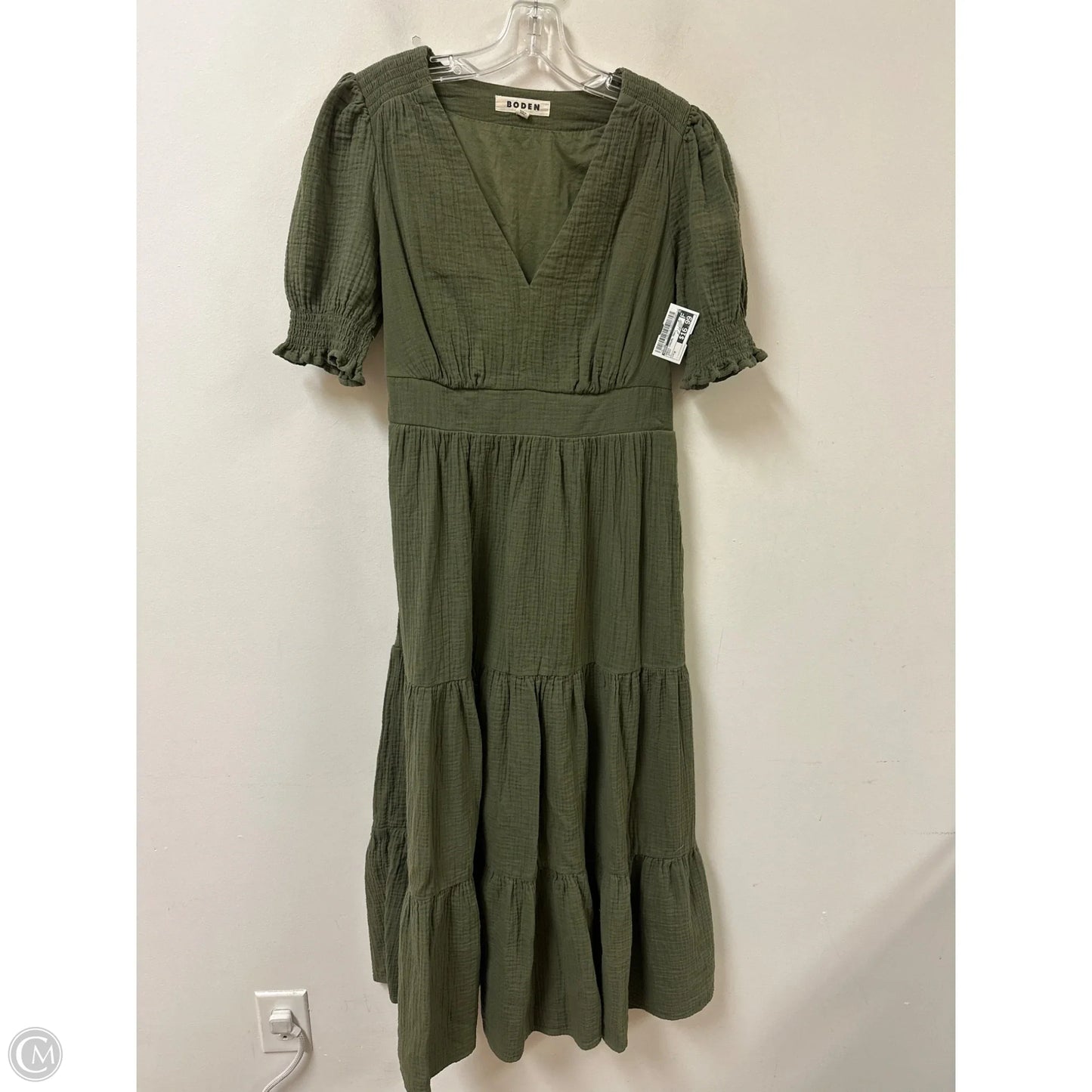 Dress Casual Maxi By Boden In Green, Size: M