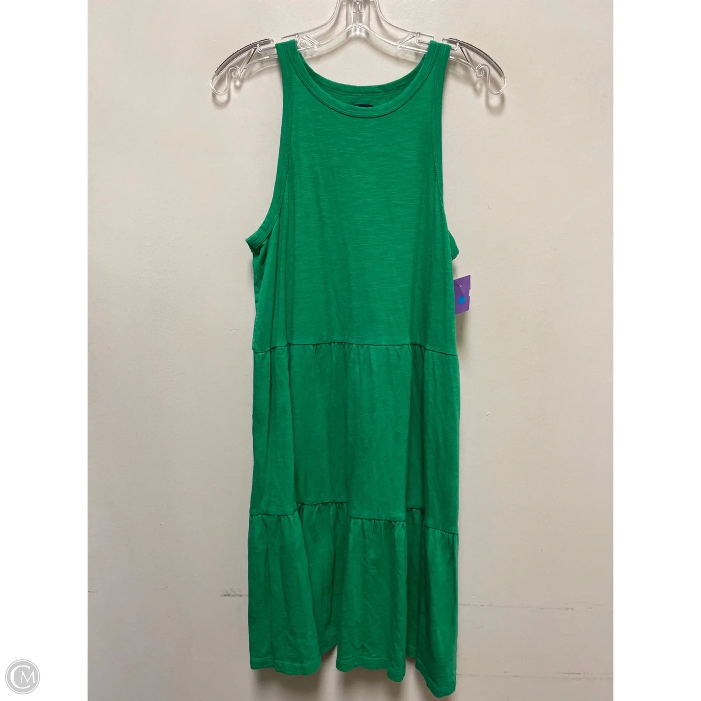 Dress Casual Midi By Gap In Green, Size: M