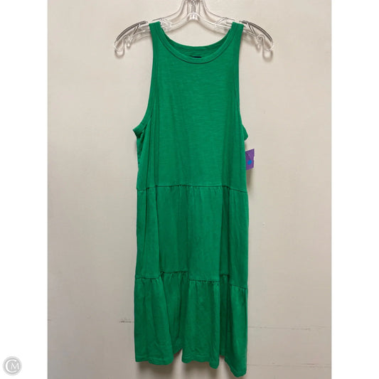 Dress Casual Midi By Gap In Green, Size: M
