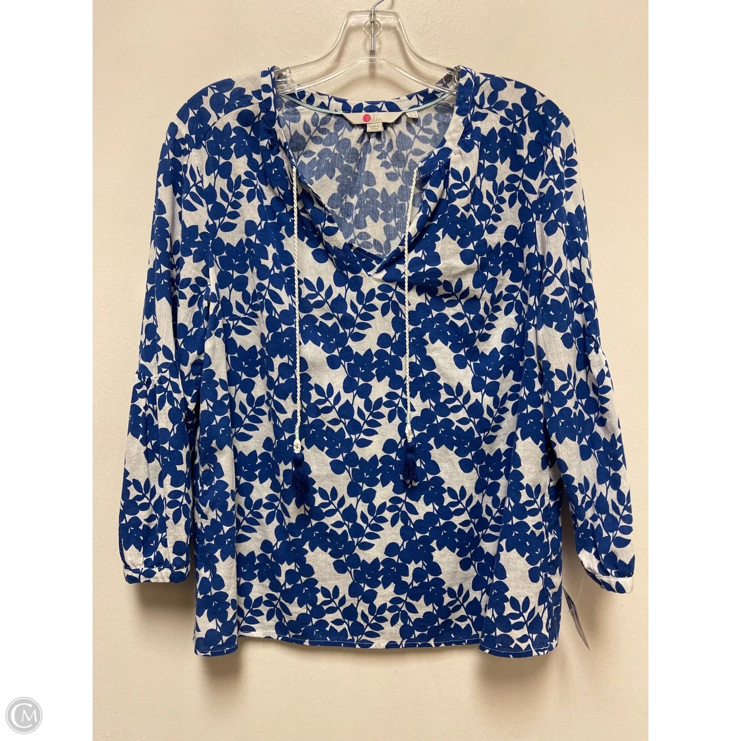 Top Long Sleeve By Boden In Blue, Size: M