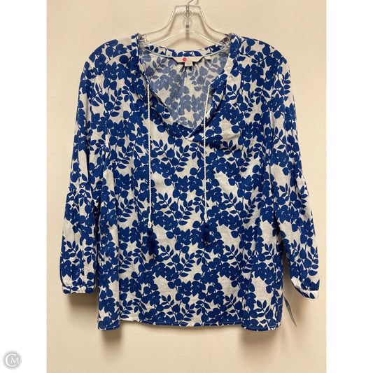 Top Long Sleeve By Boden In Blue, Size: M