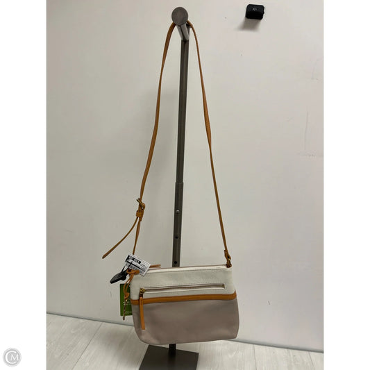 Handbag Leather By Fossil, Size: Medium