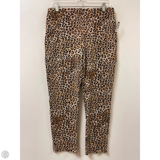 Pants Leggings By Chicos In Animal Print, Size: 8