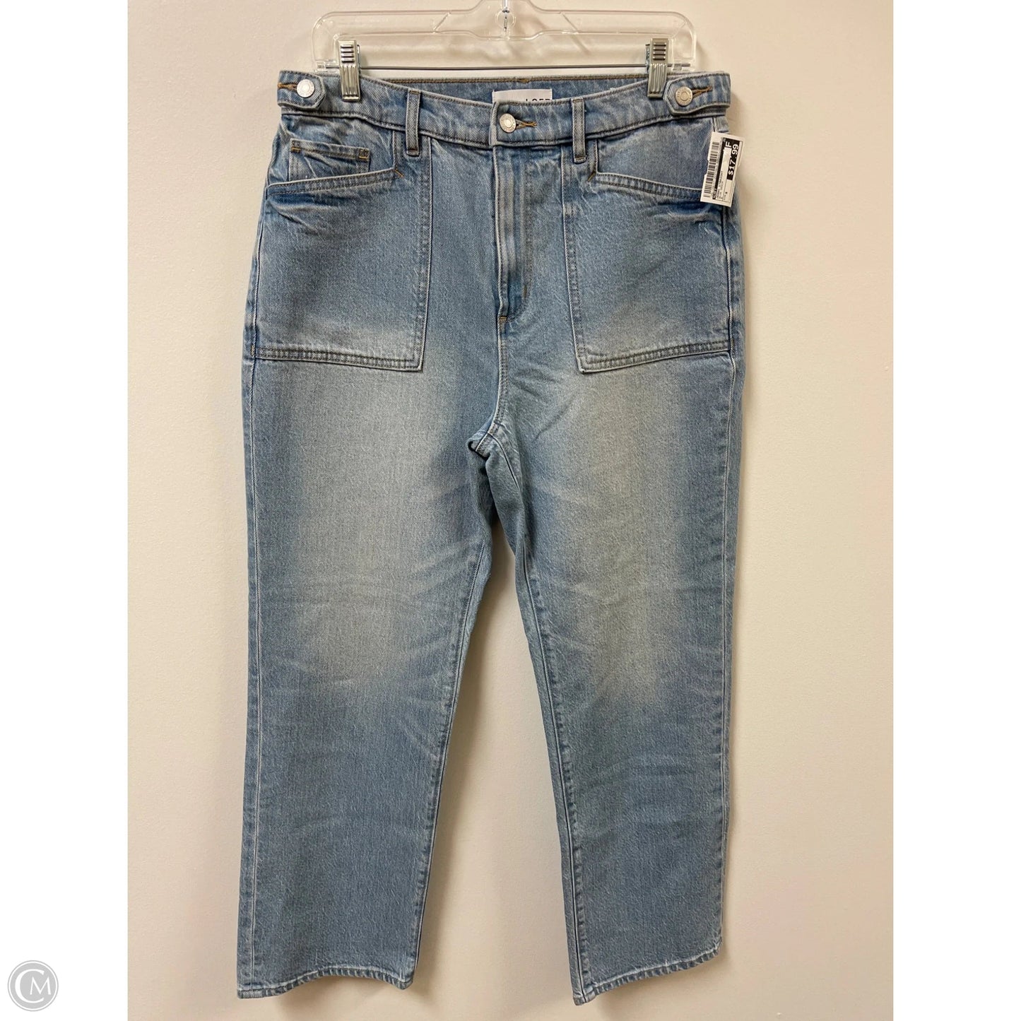 Jeans Straight By Loft In Blue Denim, Size: 8
