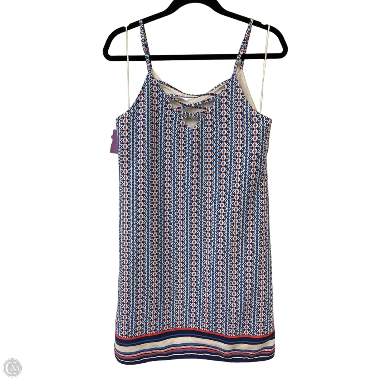 Dress Casual Midi By Skies Are Blue In Blue, Size: S