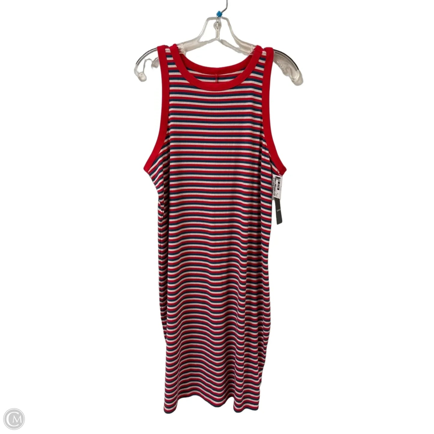Dress Casual Midi By Torrid In Blue & Red & White, Size: 2x