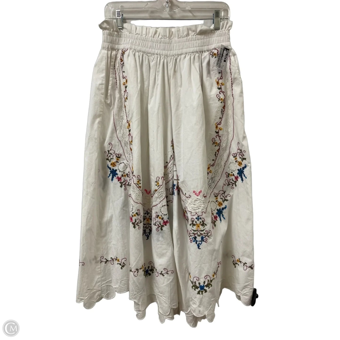 Pants Wide Leg By Anthropologie In White, Size: 10