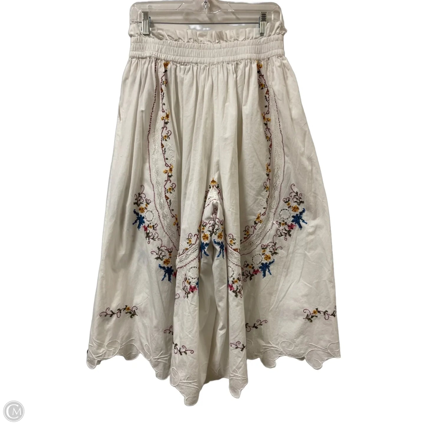 Pants Wide Leg By Anthropologie In White, Size: 10