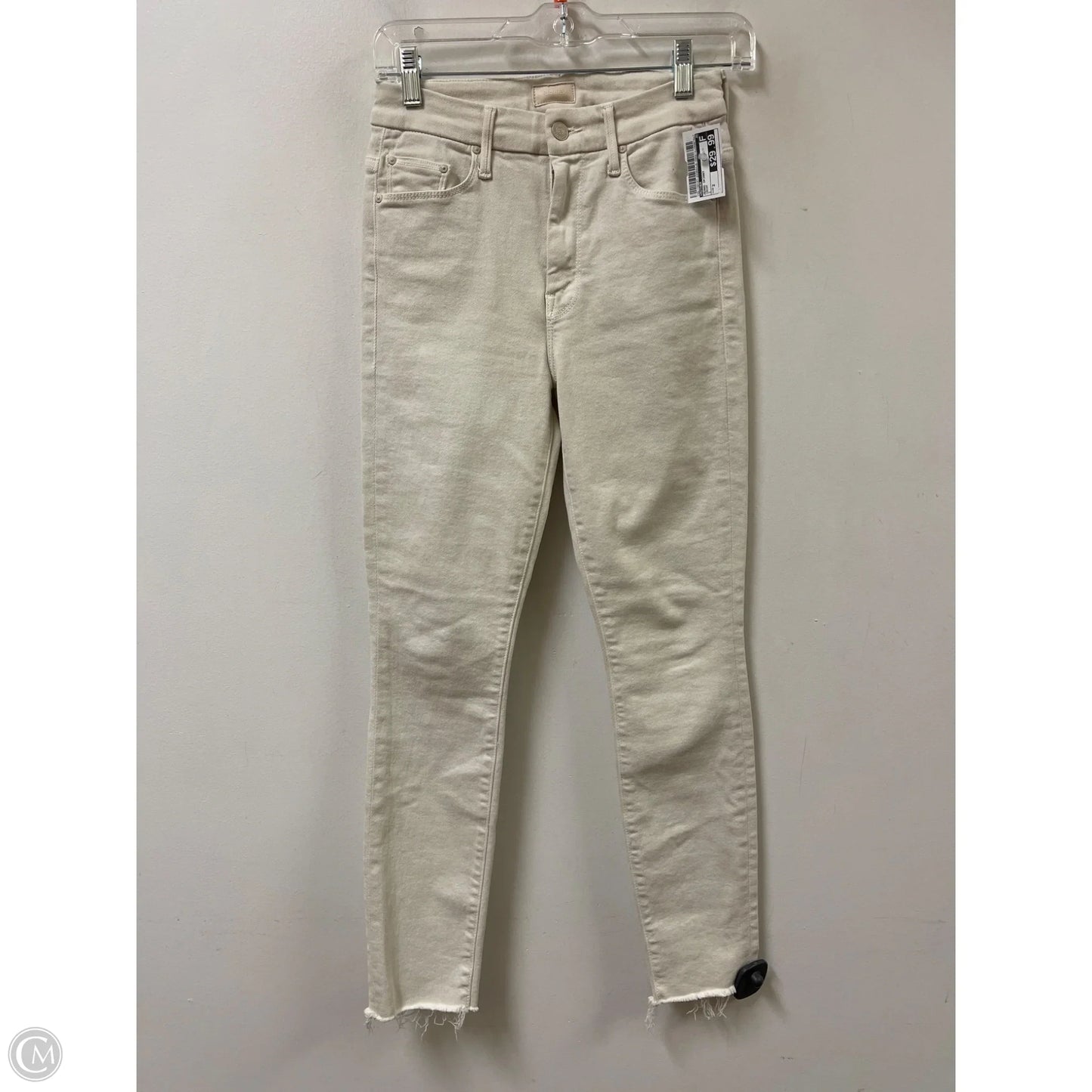 Jeans Skinny By Mother In Cream, Size: 2