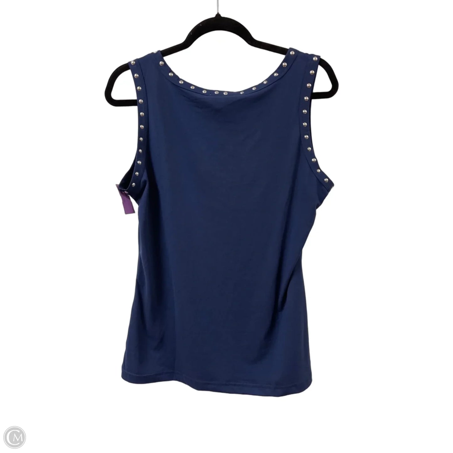 Top Sleeveless By Clothes Mentor In Blue, Size: Xl