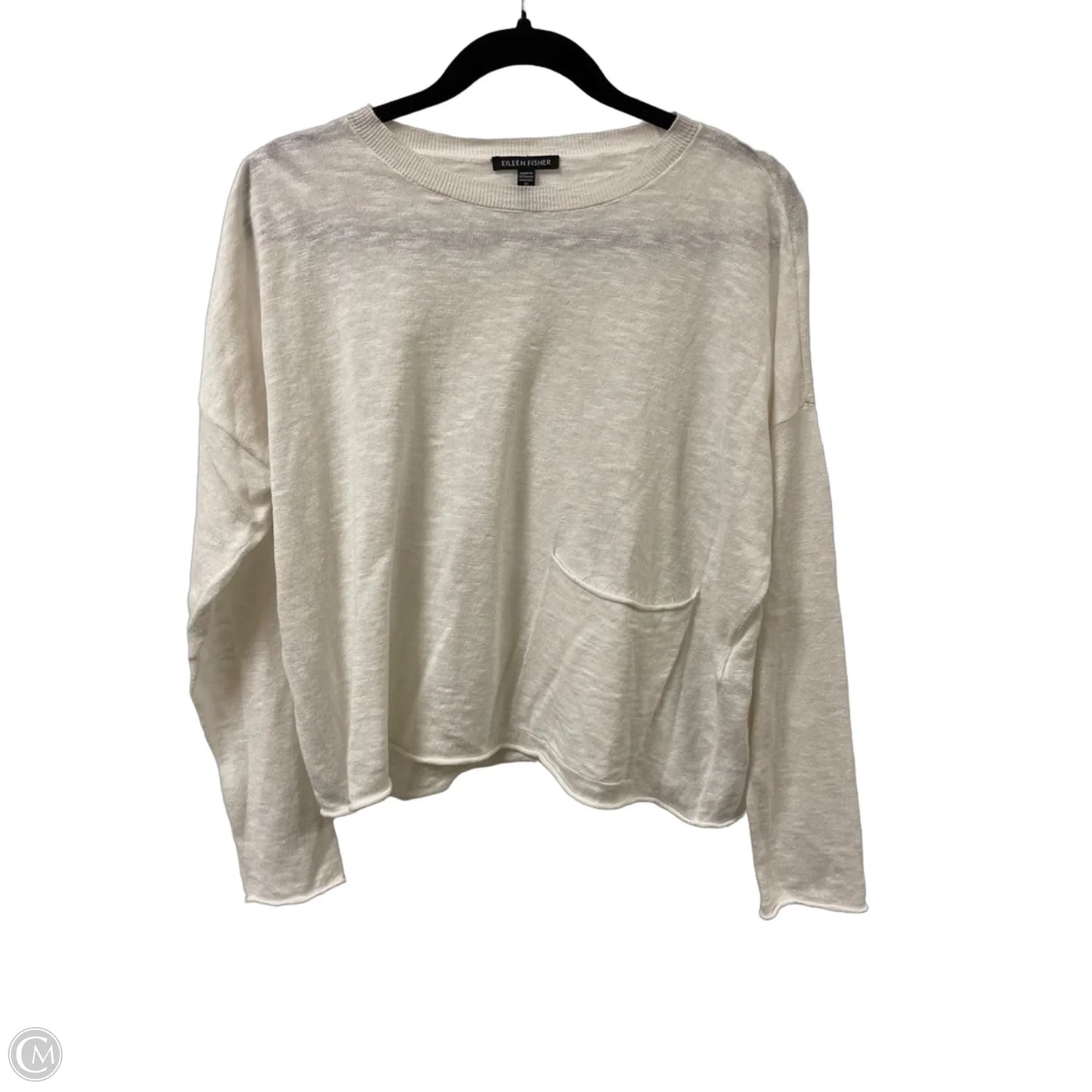 Sweater By Eileen Fisher In White, Size: S