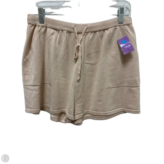 Shorts By Clothes Mentor In Cream, Size: L