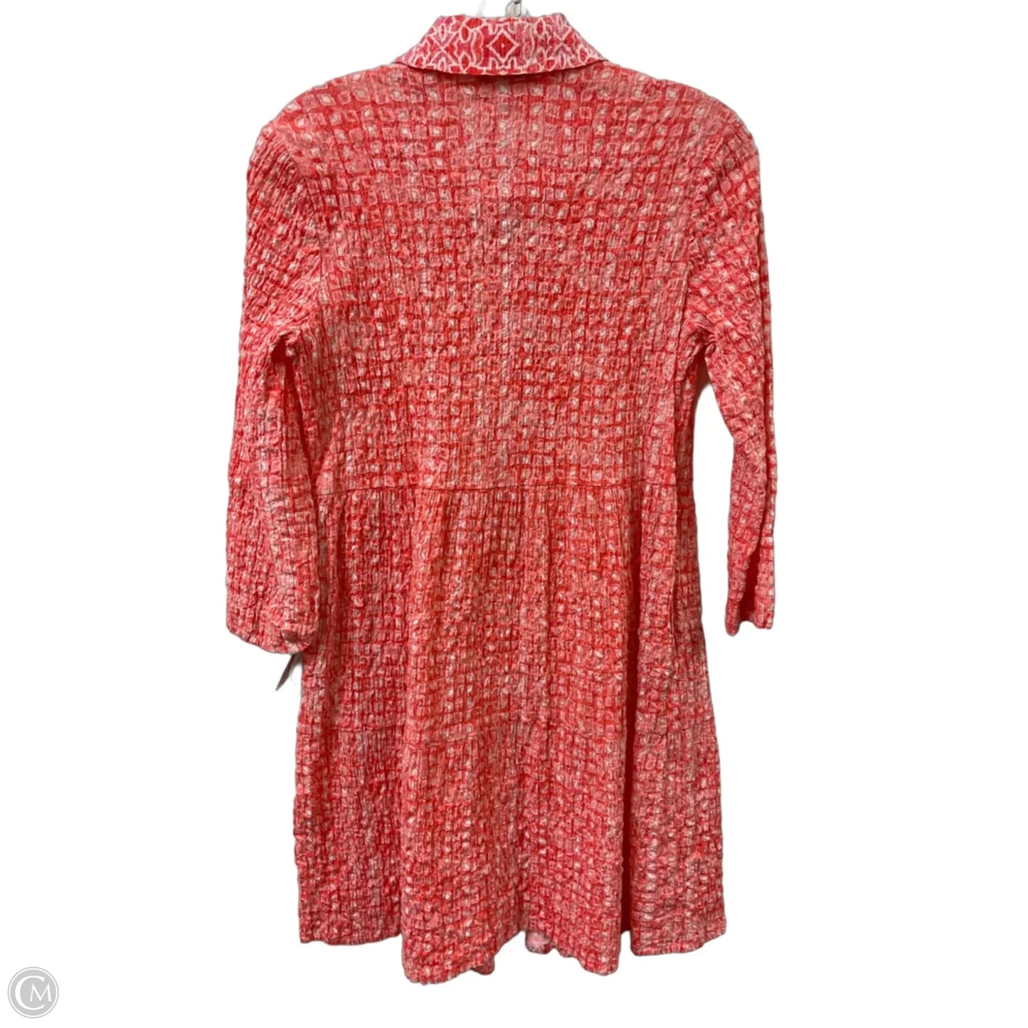 Dress Casual Midi By Habitat In Coral, Size: Xs