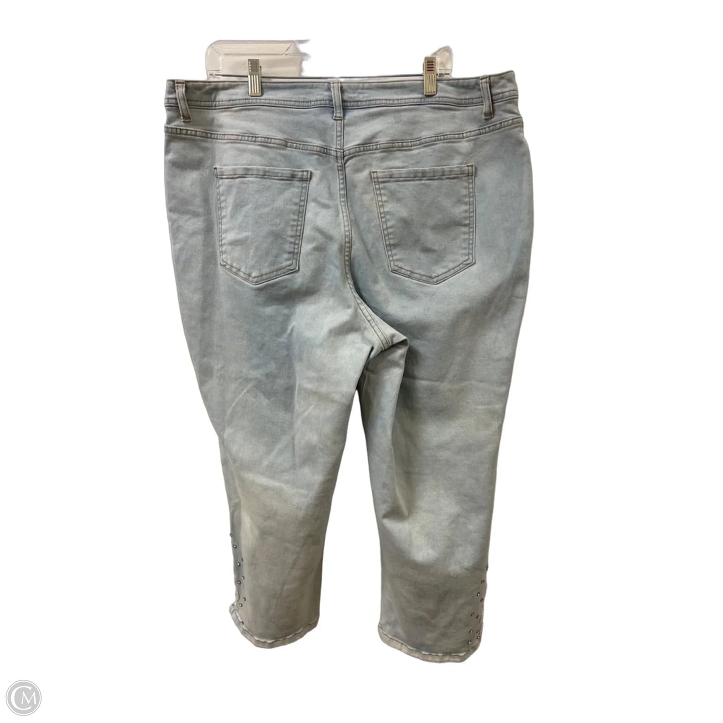 Jeans Straight By Cato In Blue Denim, Size: 20