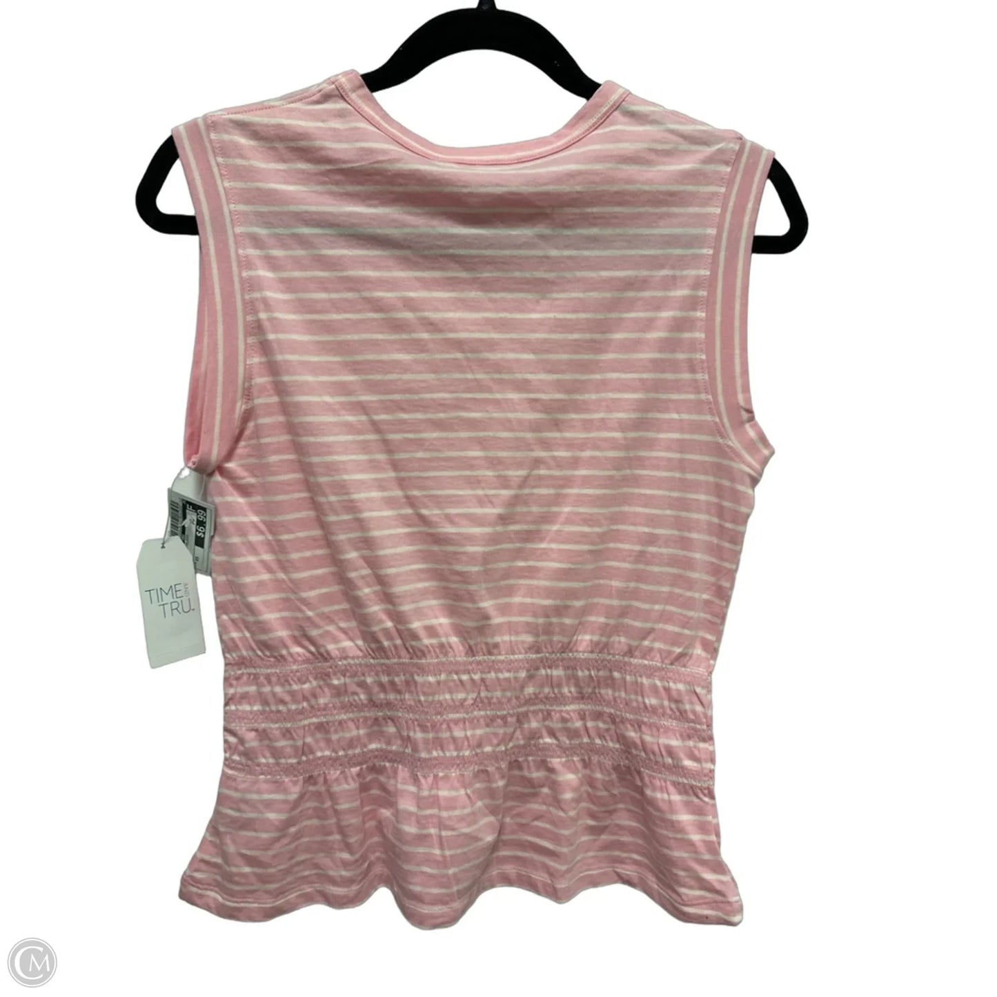 Top Sleeveless By Time And Tru In Pink, Size: Xs