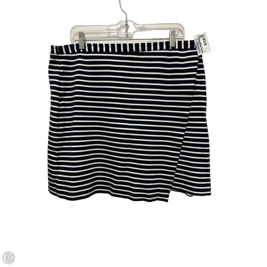 Skirt Mini & Short By Ann Taylor In Navy, Size: 16