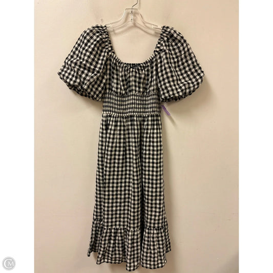 Dress Casual Maxi By J. Crew In Black & Cream, Size: Xs