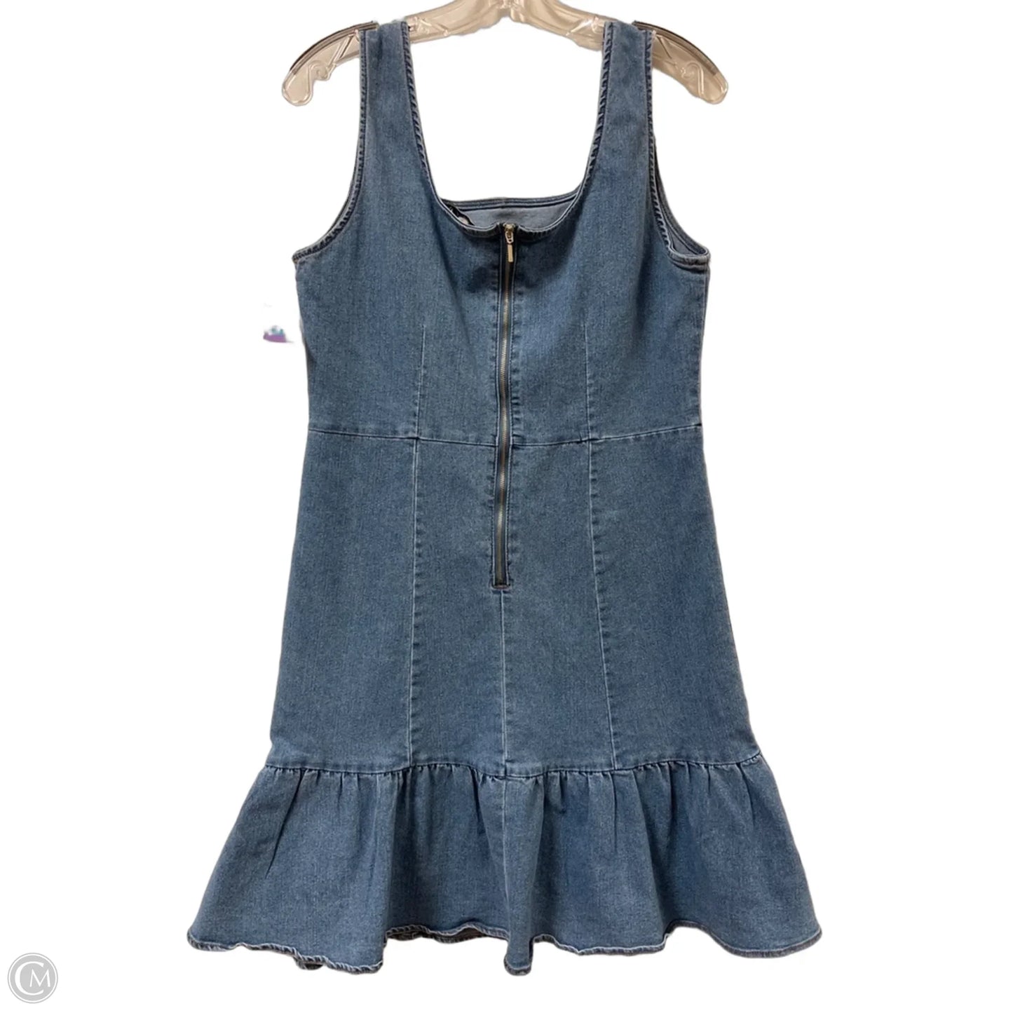 Dress Casual Midi By Nanette Lepore In Blue Denim, Size: M