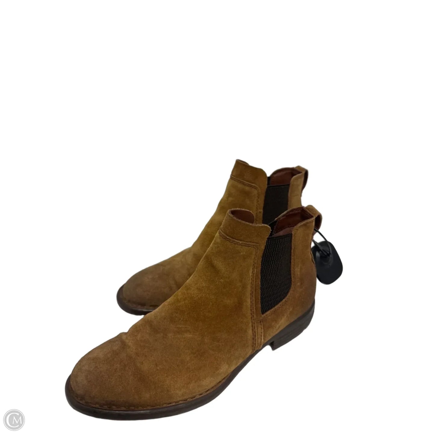 Boots Ankle Flats By Born In Brown, Size: 6.5