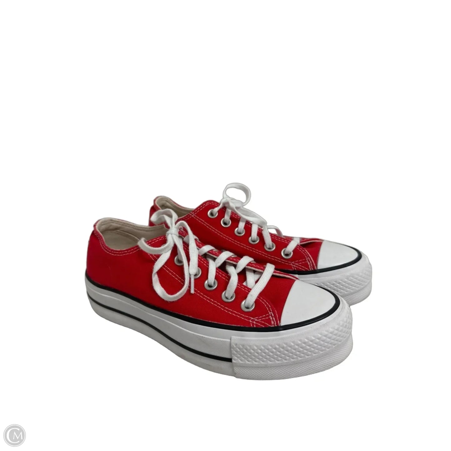 Shoes Sneakers By Converse In Red, Size: 6