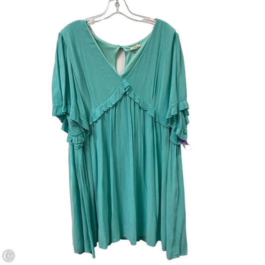 Dress Casual Midi By 143 Story In Teal, Size: 2x