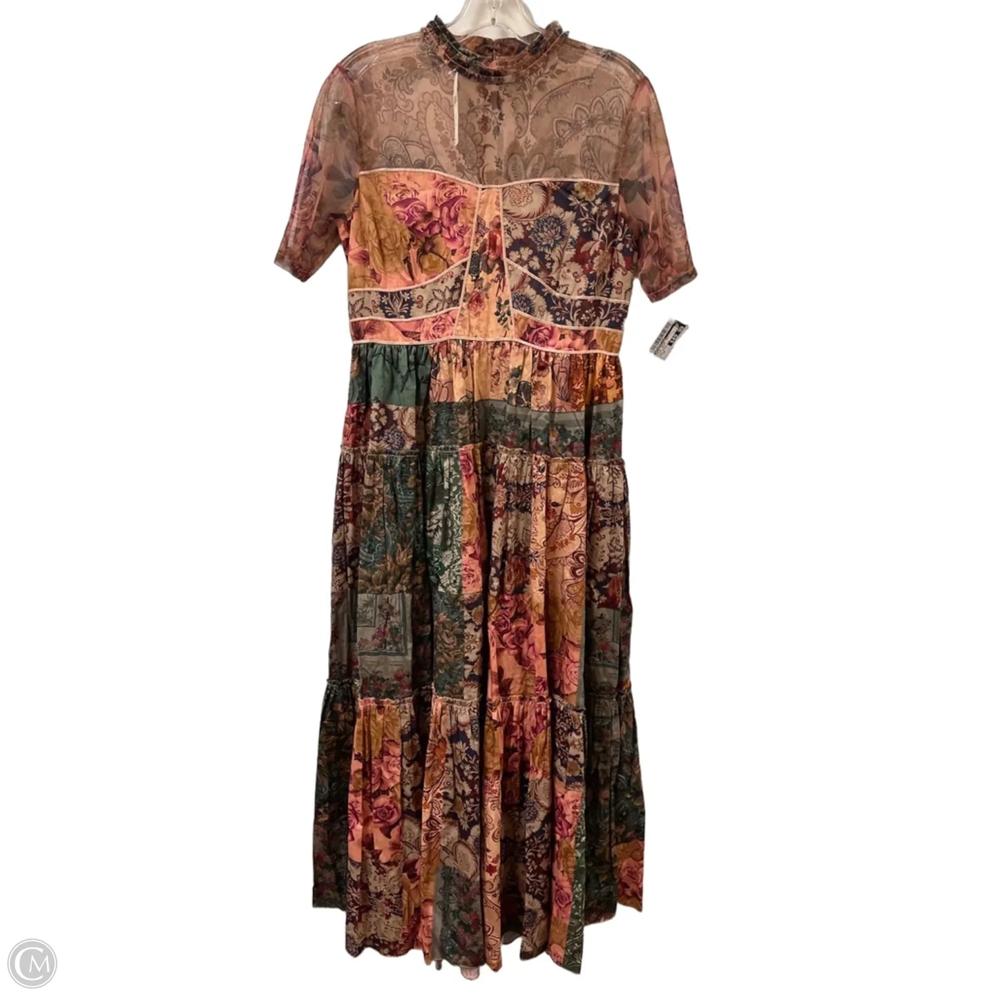 Dress Casual Maxi By Anthropologie In Floral Print, Size: Mp