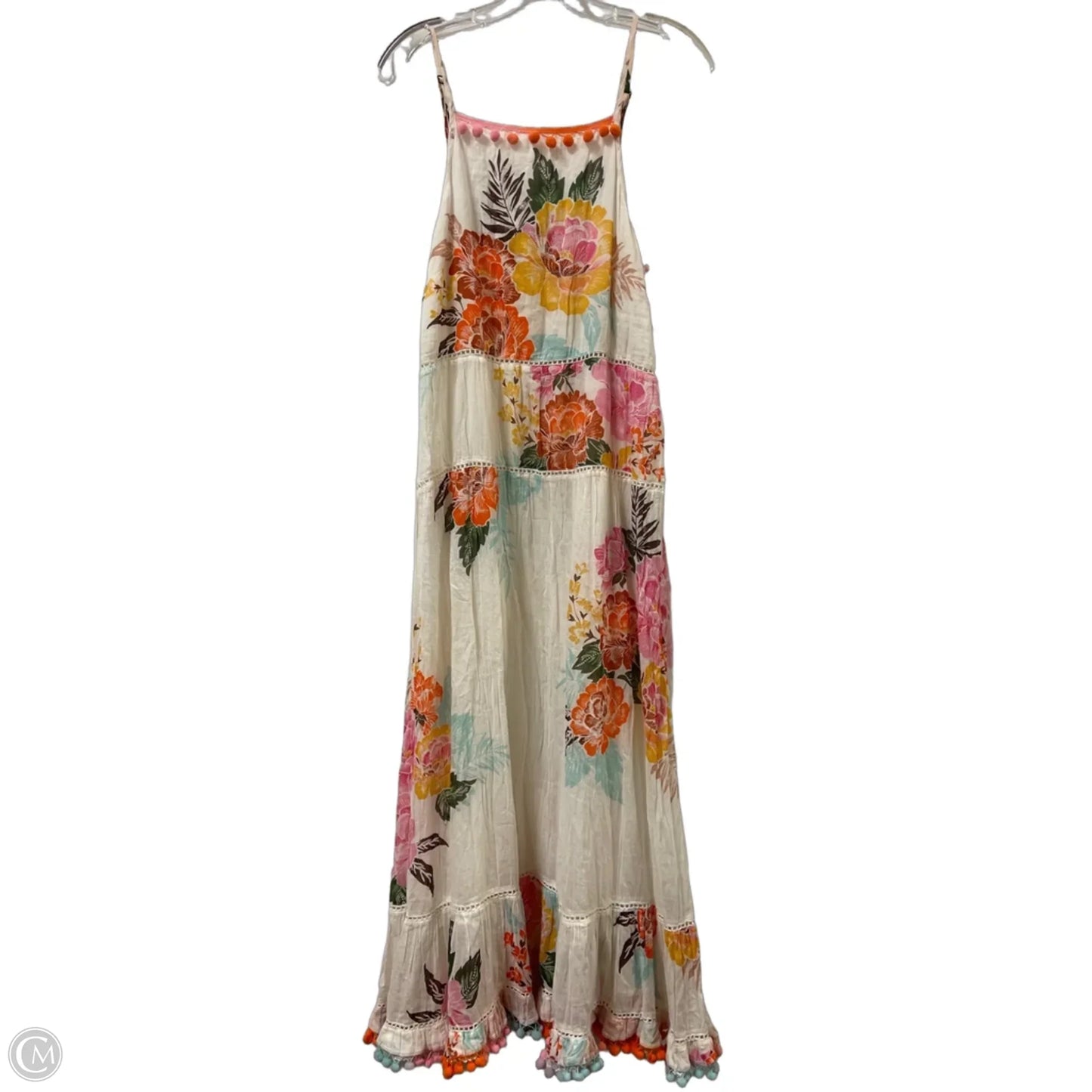 Dress Casual Maxi By Farm Rio In Floral Print, Size: M