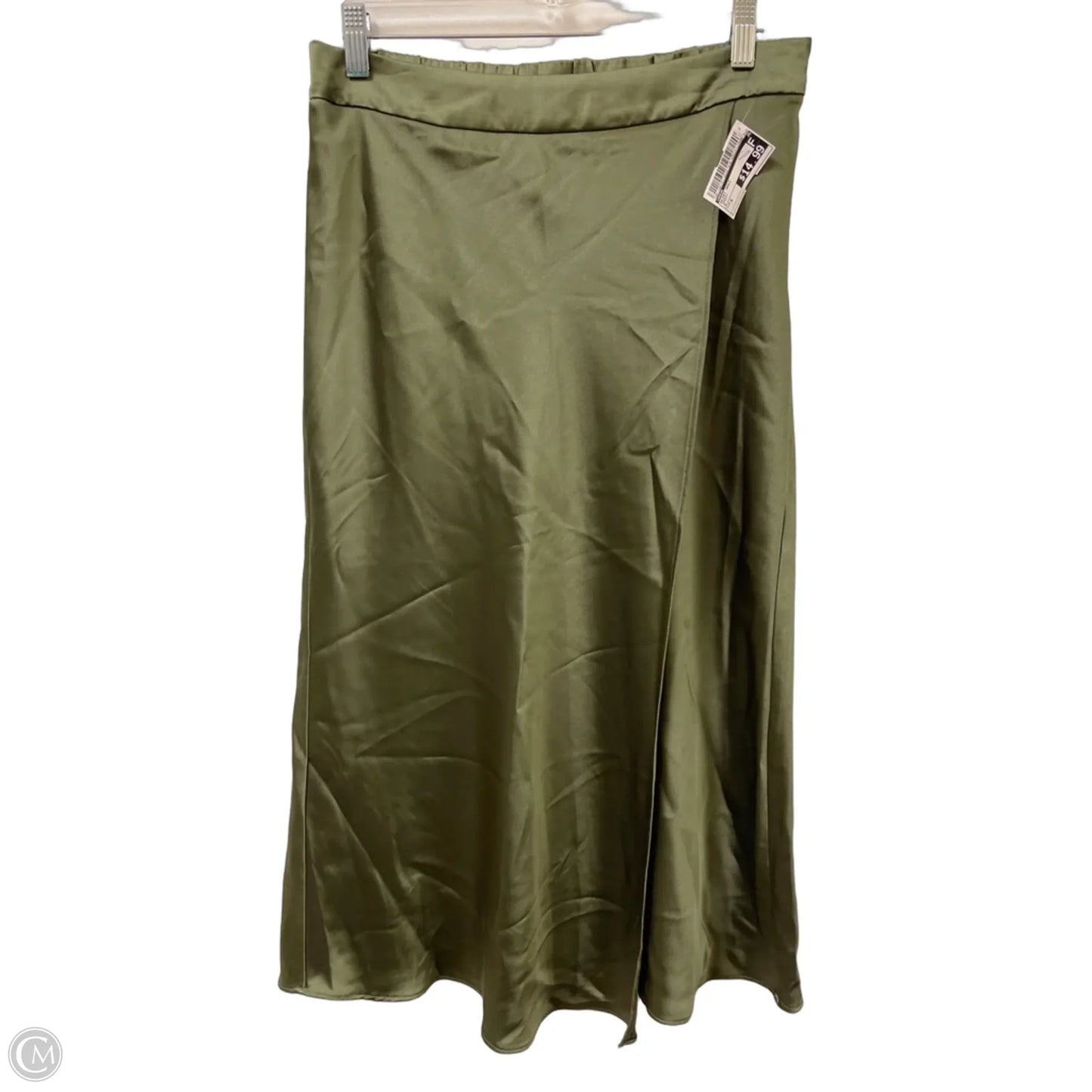 Skirt Maxi By Aqua In Green, Size: 8