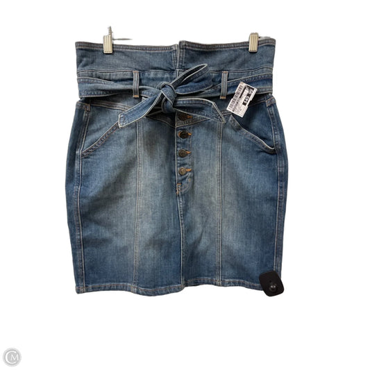 Skirt Mini & Short By Veronica Beard In Blue Denim, Size: 10