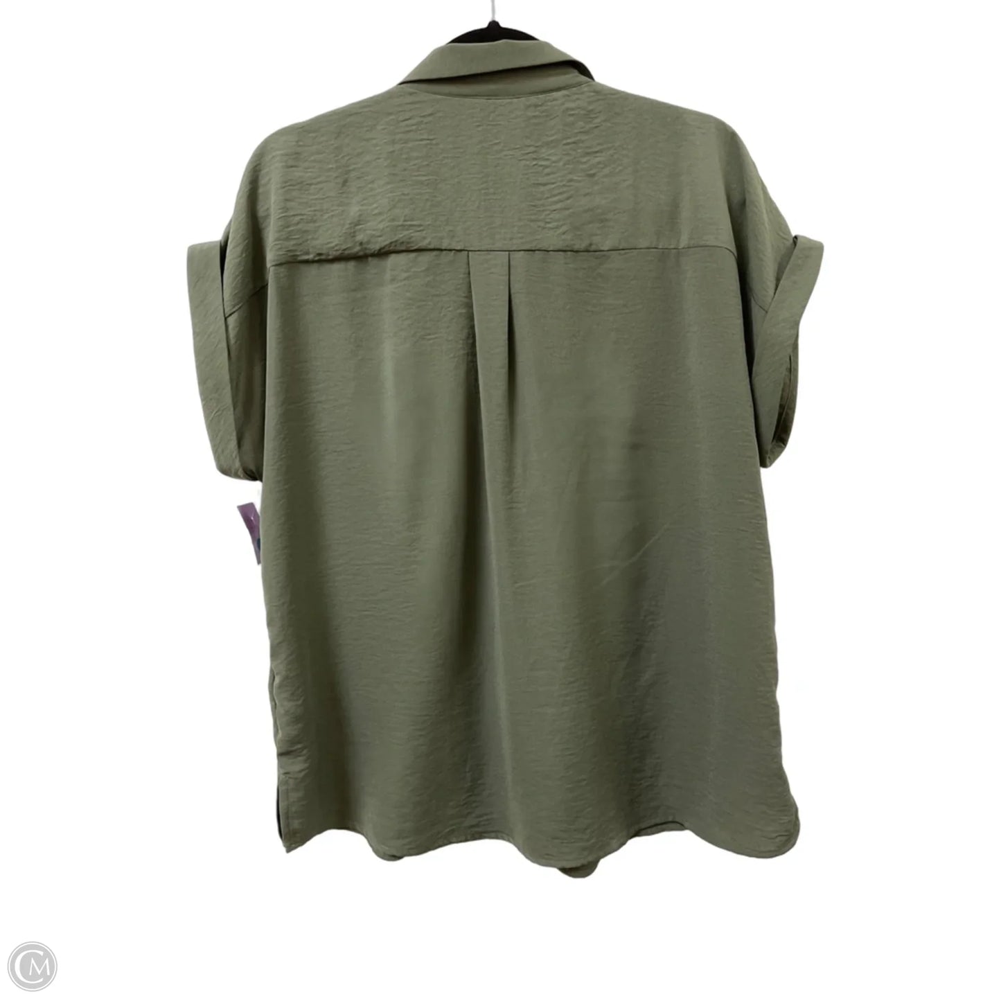 Blouse Short Sleeve By Maurices In Green, Size: Xl