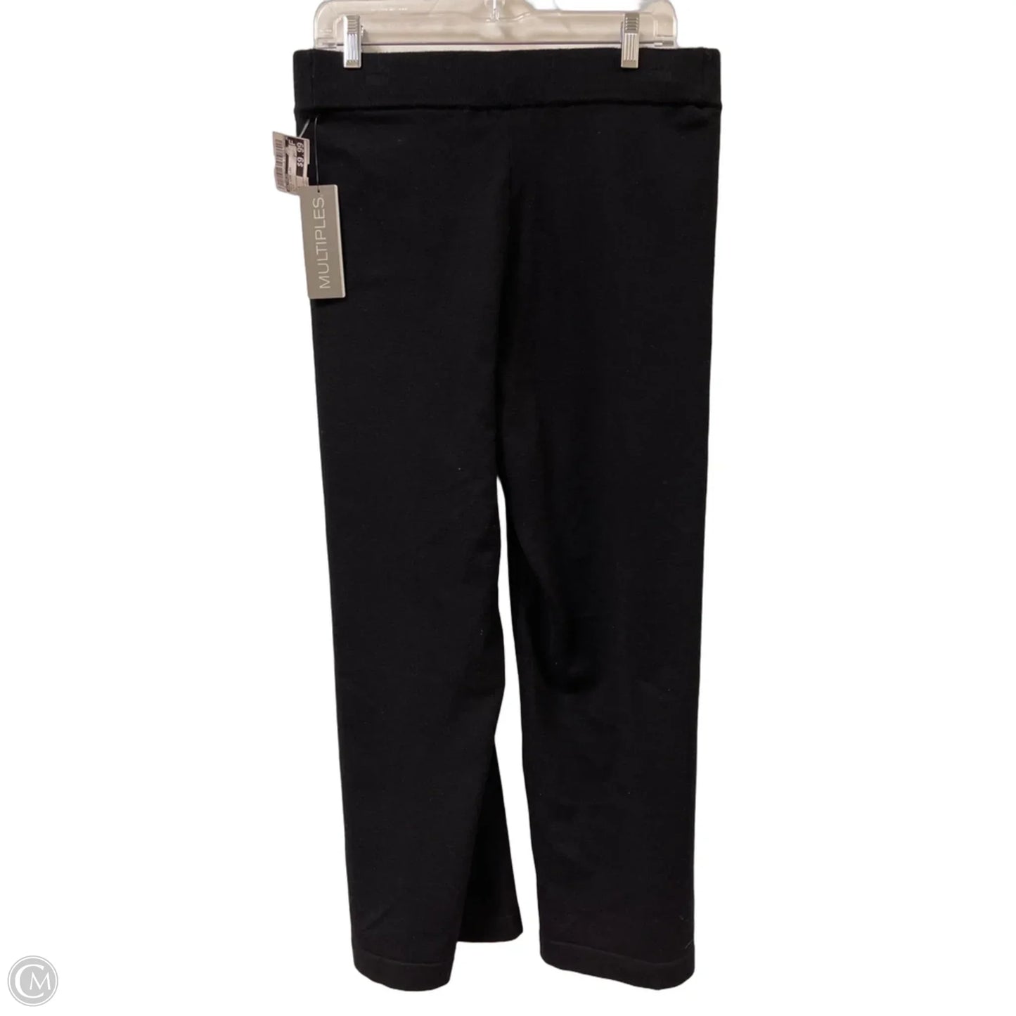 Pants Wide Leg By Multiples In Black, Size: M