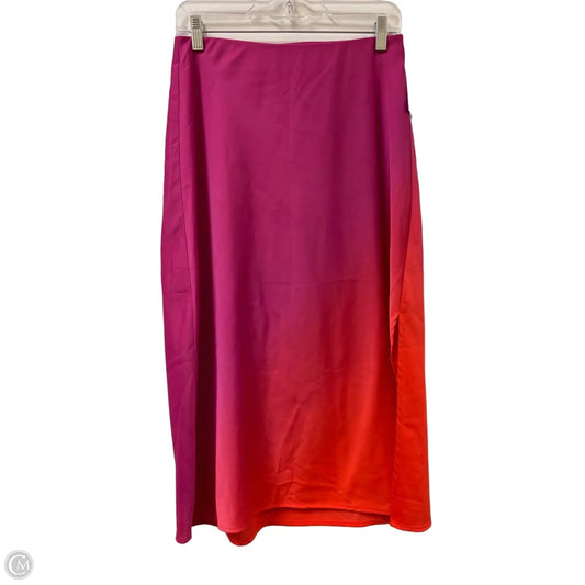 Skirt Maxi By A New Day In Pink, Size: S