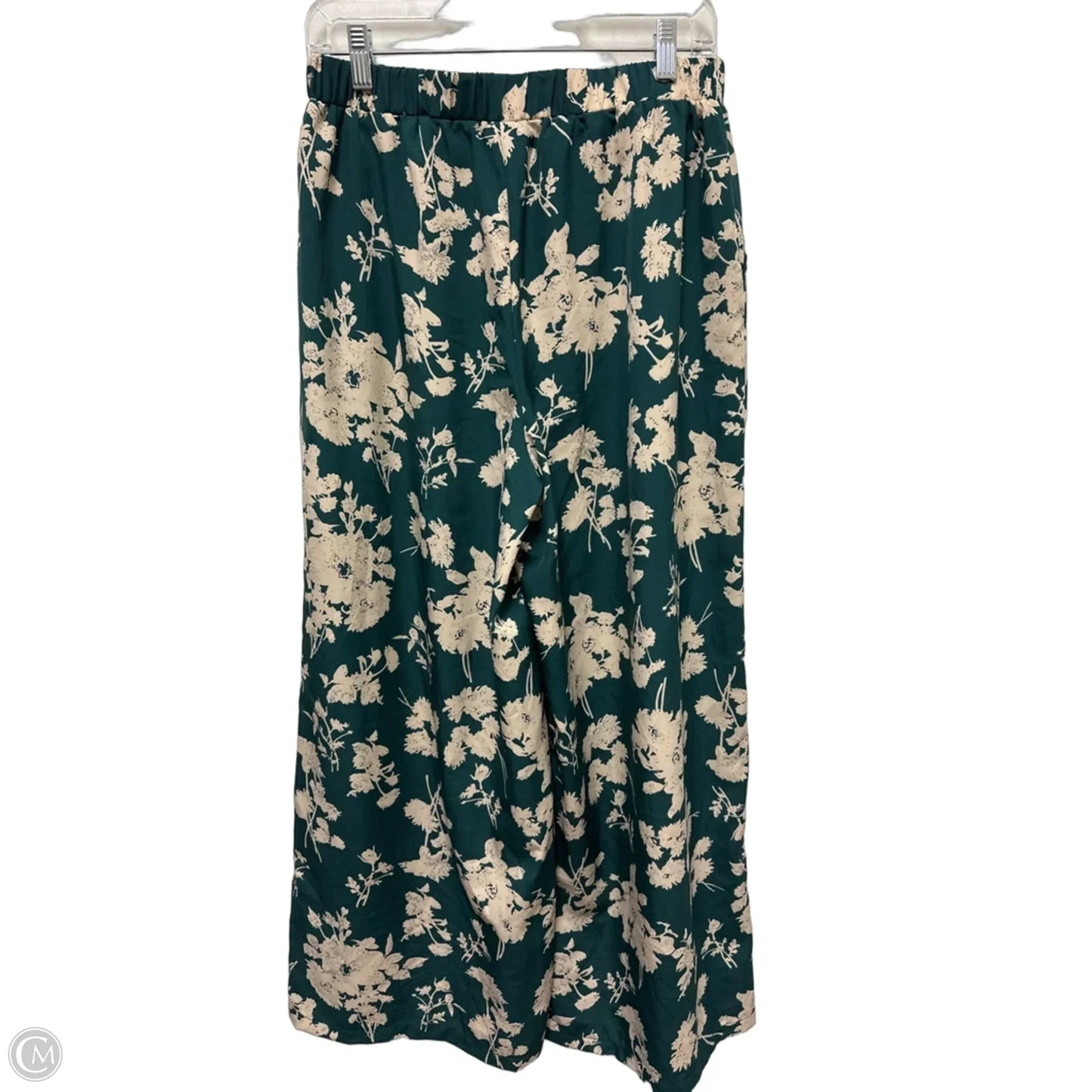 Pants Wide Leg By Shein In Green, Size: L