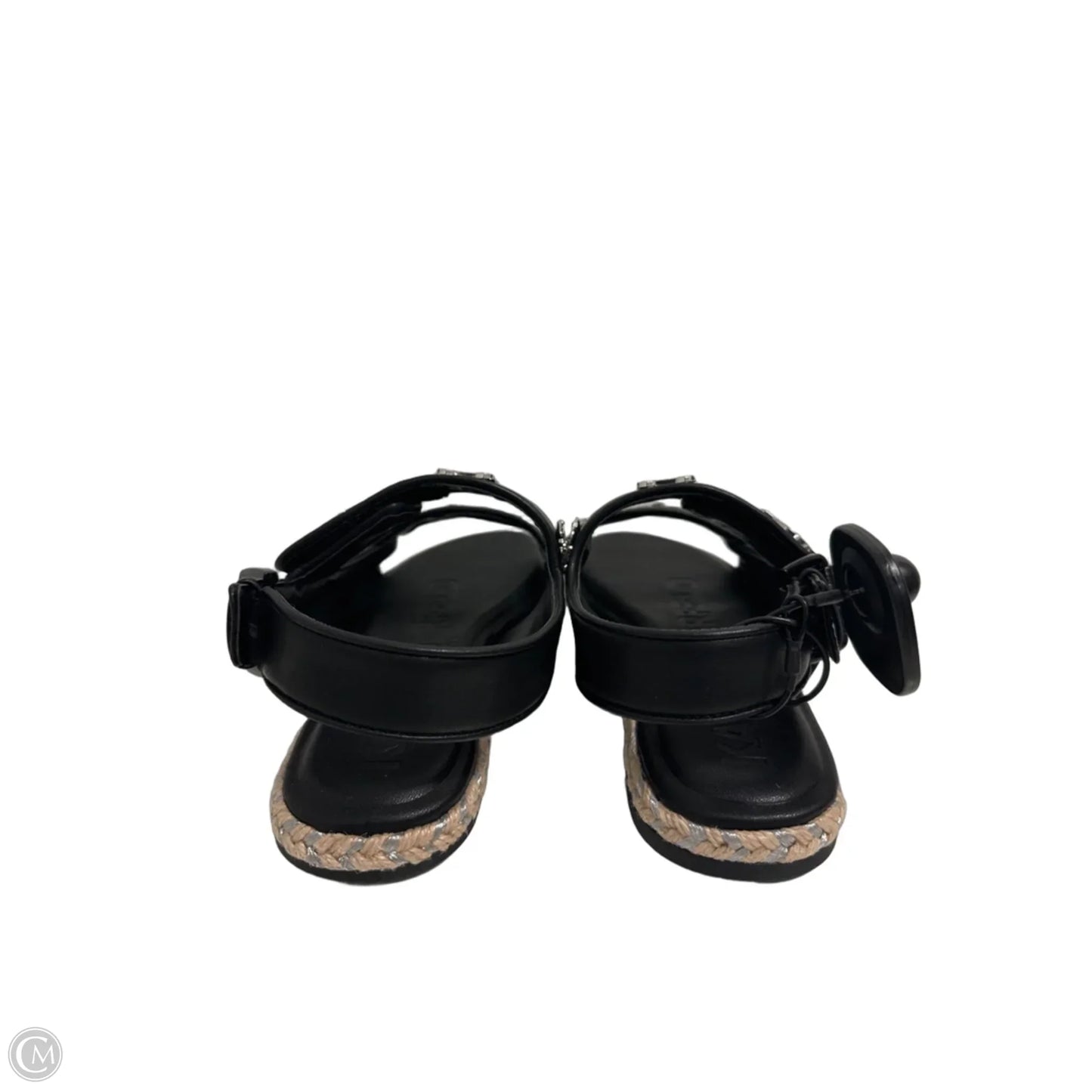 Sandals Designer By Karl Lagerfeld In Black, Size: 7