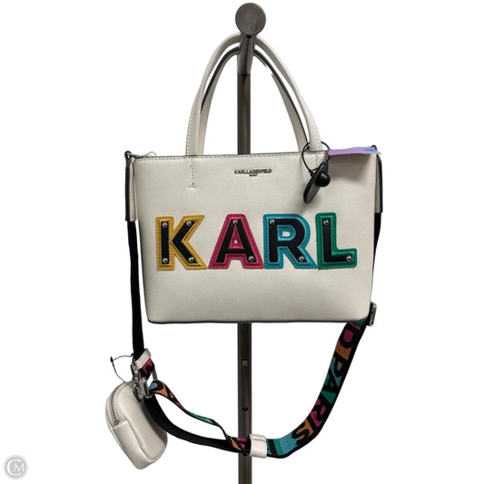 Handbag Designer By Karl Lagerfeld, Size: Medium