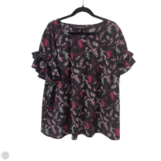 Top Short Sleeve By Lane Bryant In Purple, Size: 3x