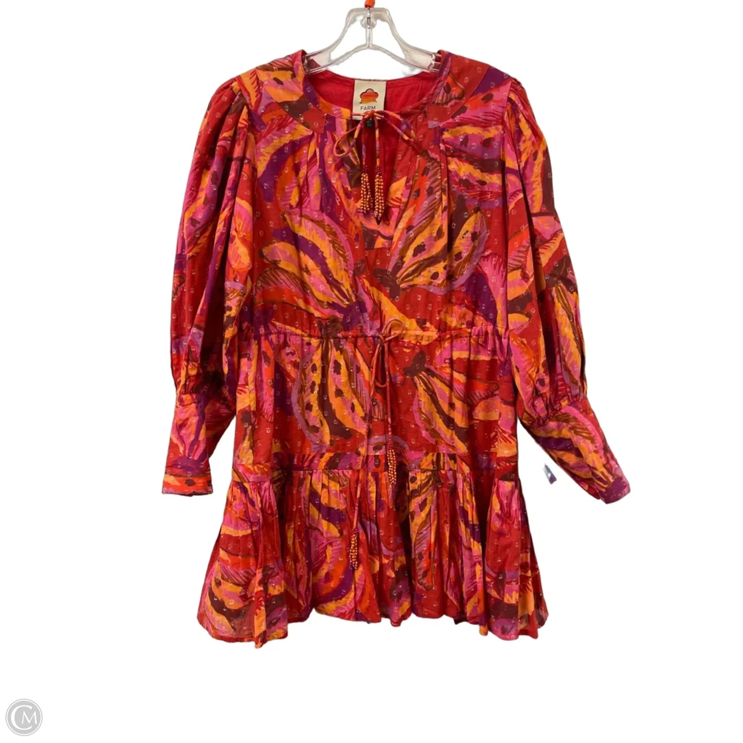 Dress Casual Midi By Farm Rio In Red, Size: S