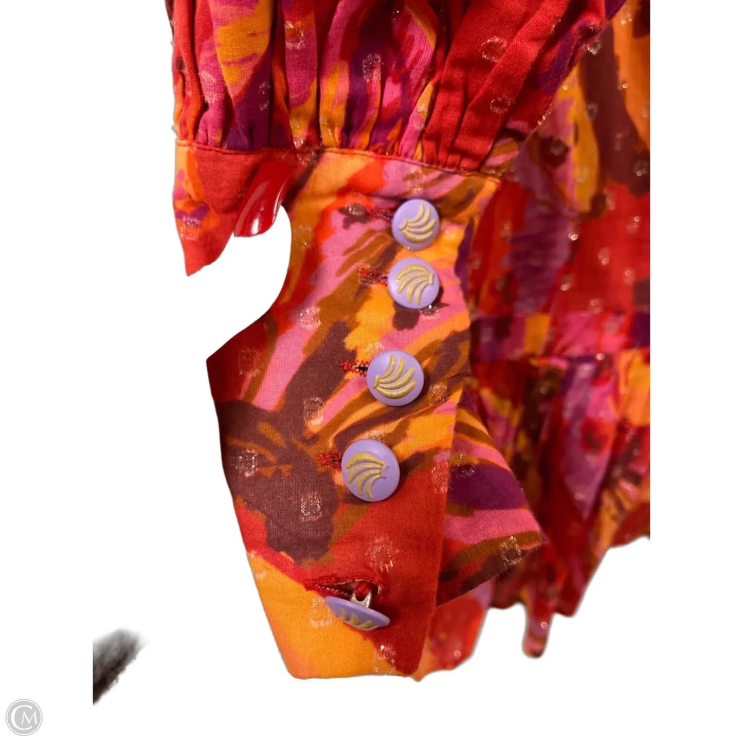 Dress Casual Midi By Farm Rio In Red, Size: S