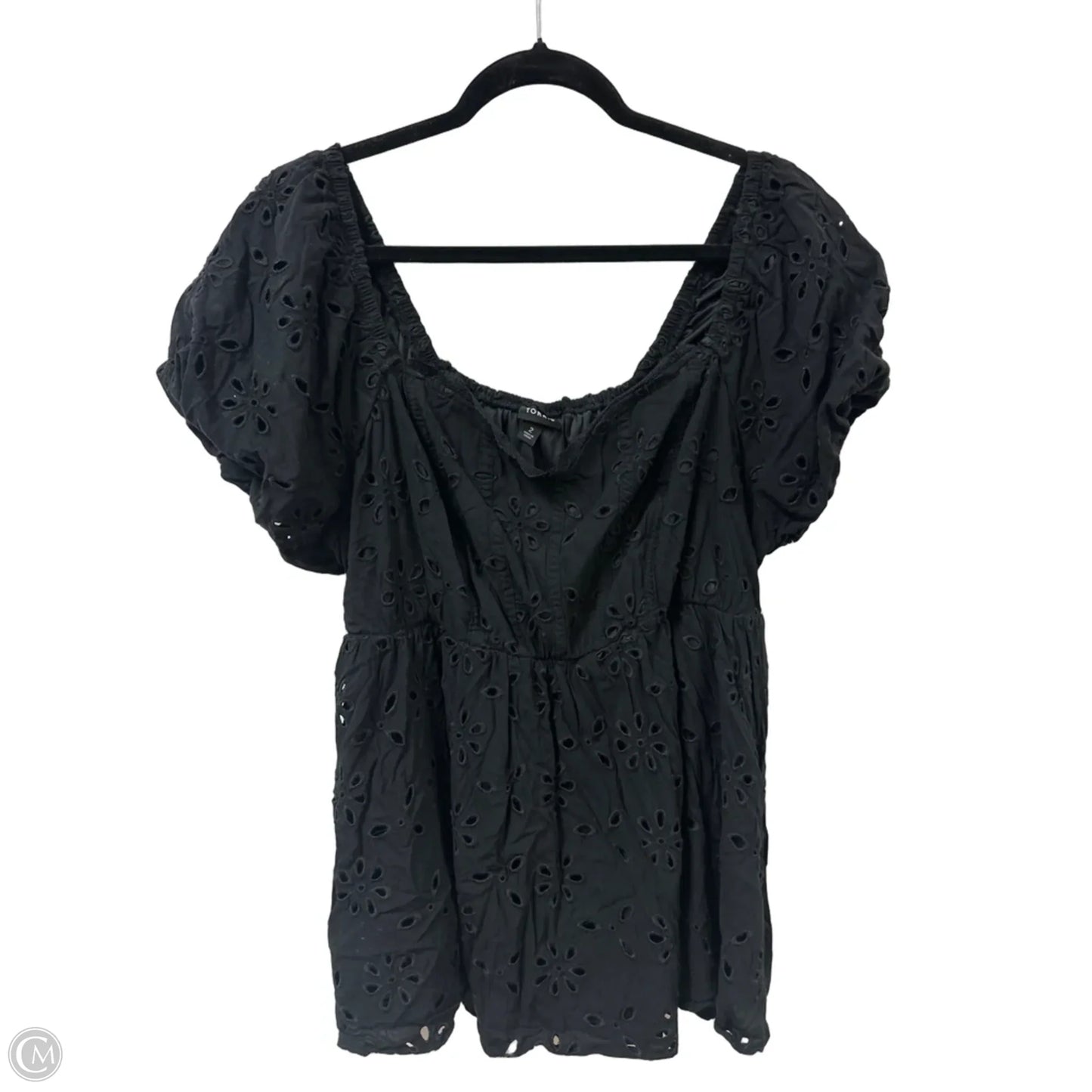 Top Short Sleeve By Torrid In Black, Size: 2x