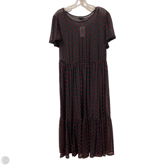 Dress Set 2pc By Torrid In Black & Red, Size: 1x