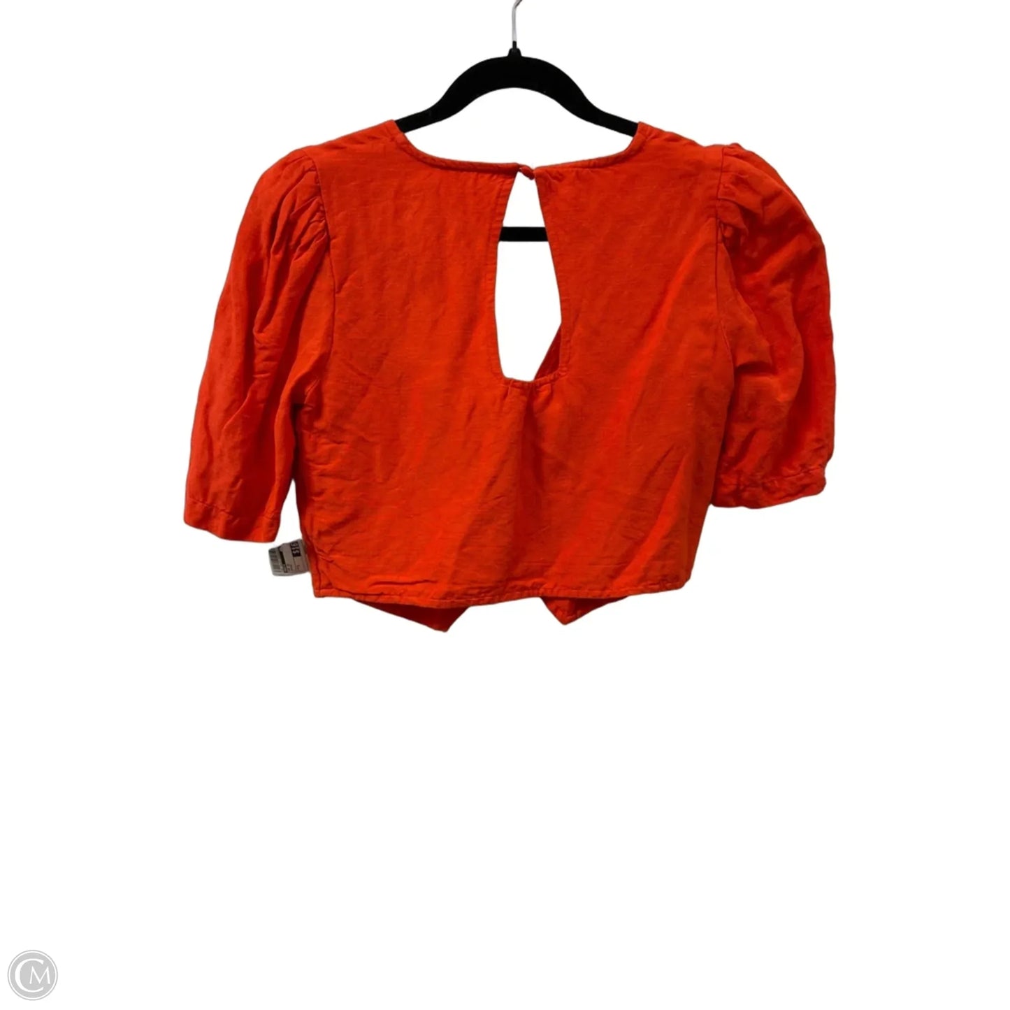 Top Short Sleeve By Maeve In Orange, Size: S