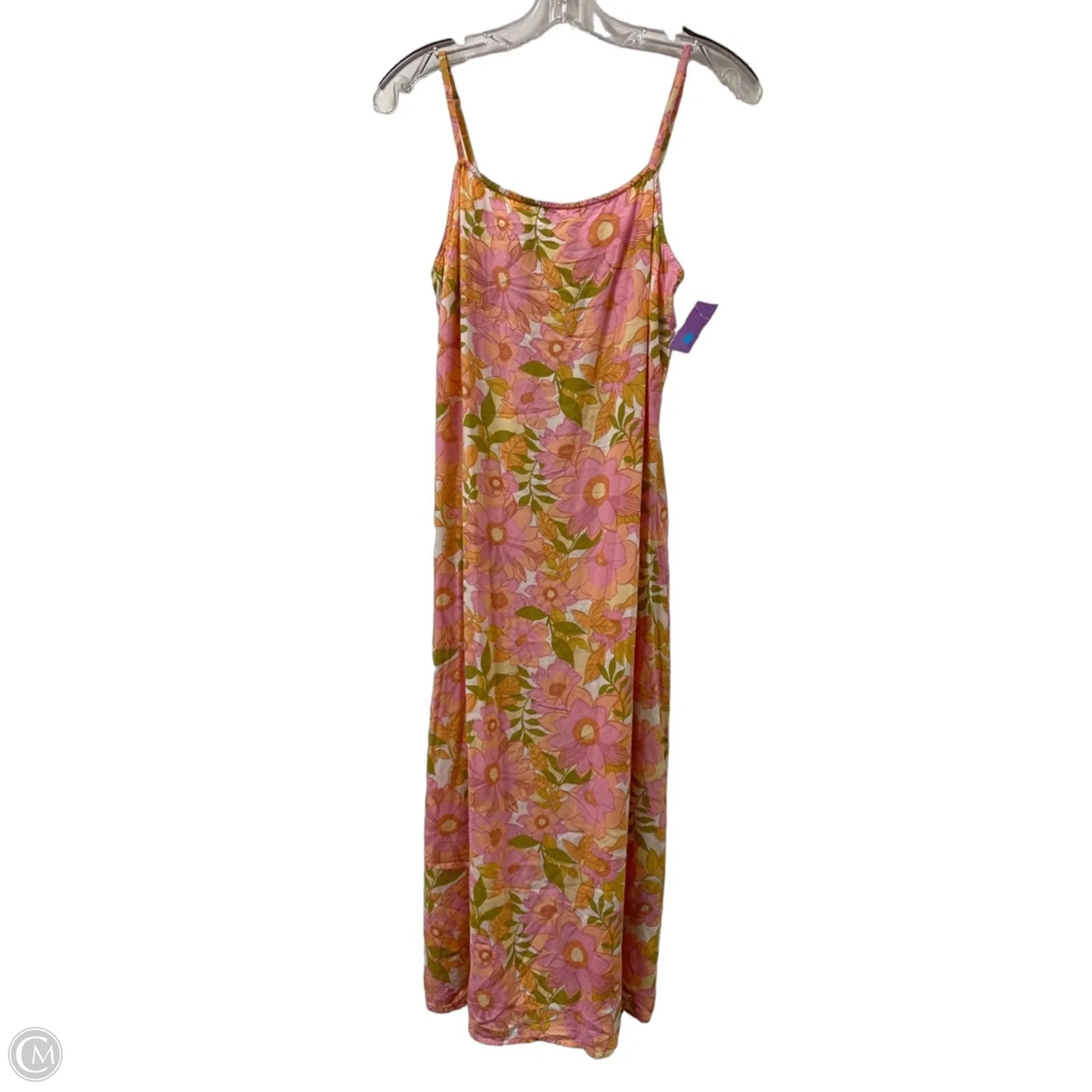 Dress Casual Maxi By Billabong In Floral Print, Size: M